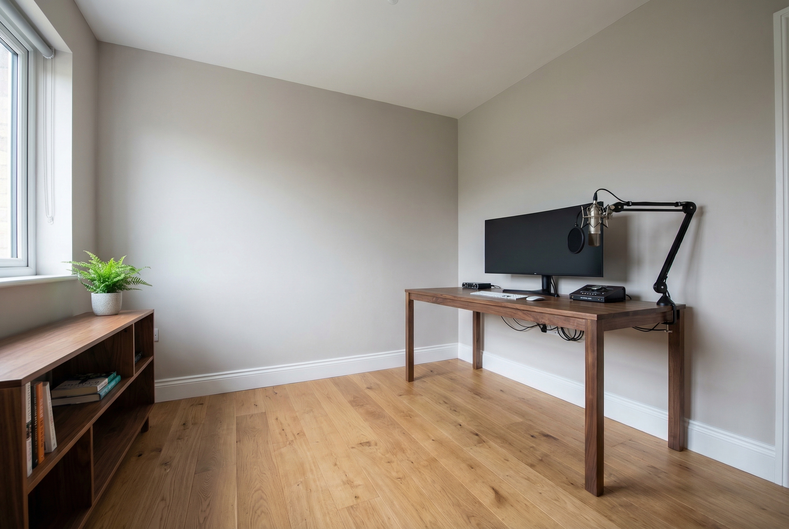 Room before acoustic treatment